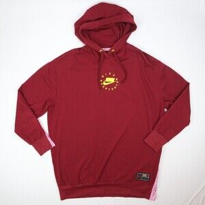 Nike Sportswear Hoodie Dress AR2835 677 Womens Small Team Red Pink Rise